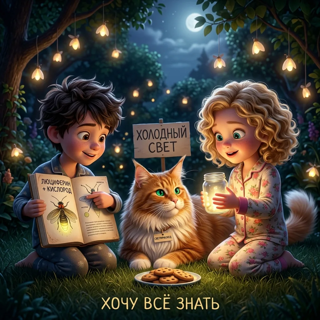 Почему светятся светлячки?