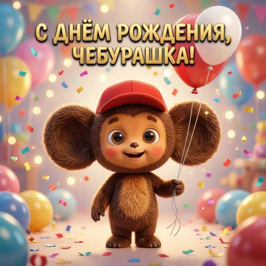 2️⃣0️⃣ августа — День рождения Чебурашки!
