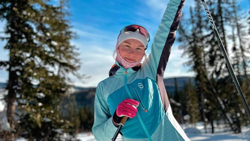 Наша лыжница Арина Бреус стала чемпионкой Сибирского и Дальневосточного федеральных окр...
