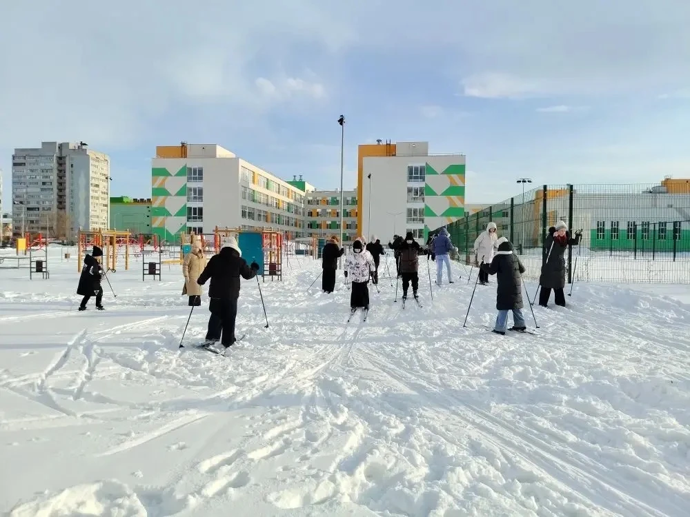 🌨️ Лыжня России в нашей школе!  С 9 по 14 февраля на территории нашей школы состоялась традиционная 