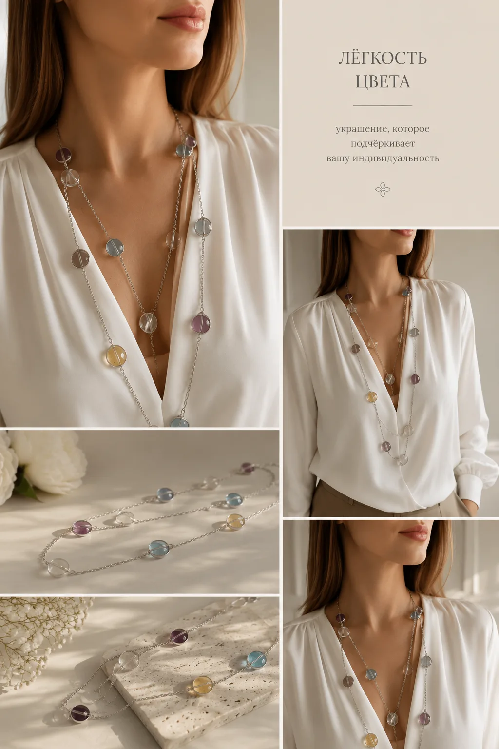 ✨ Новая коллекция Modajewelry — «Лёгкость цвета»
Создавайте новый образ каждый день! Миксуйте серьги