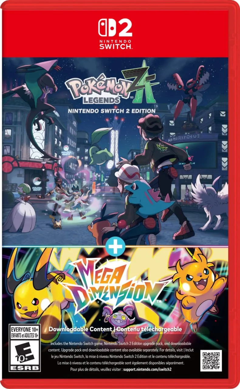 Сборник Pokémon Legends: Z-A – Nintendo Switch 2 Edition + дополнение Mega Dimension по...