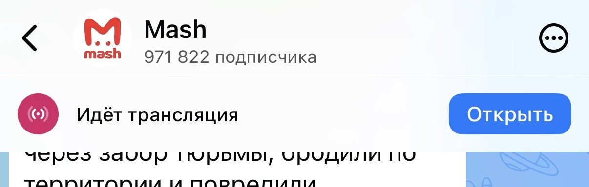 В Максе появились трансляции.