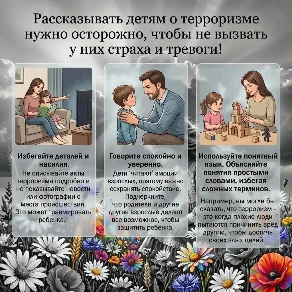 Как говорить с детьми о терроризме?
