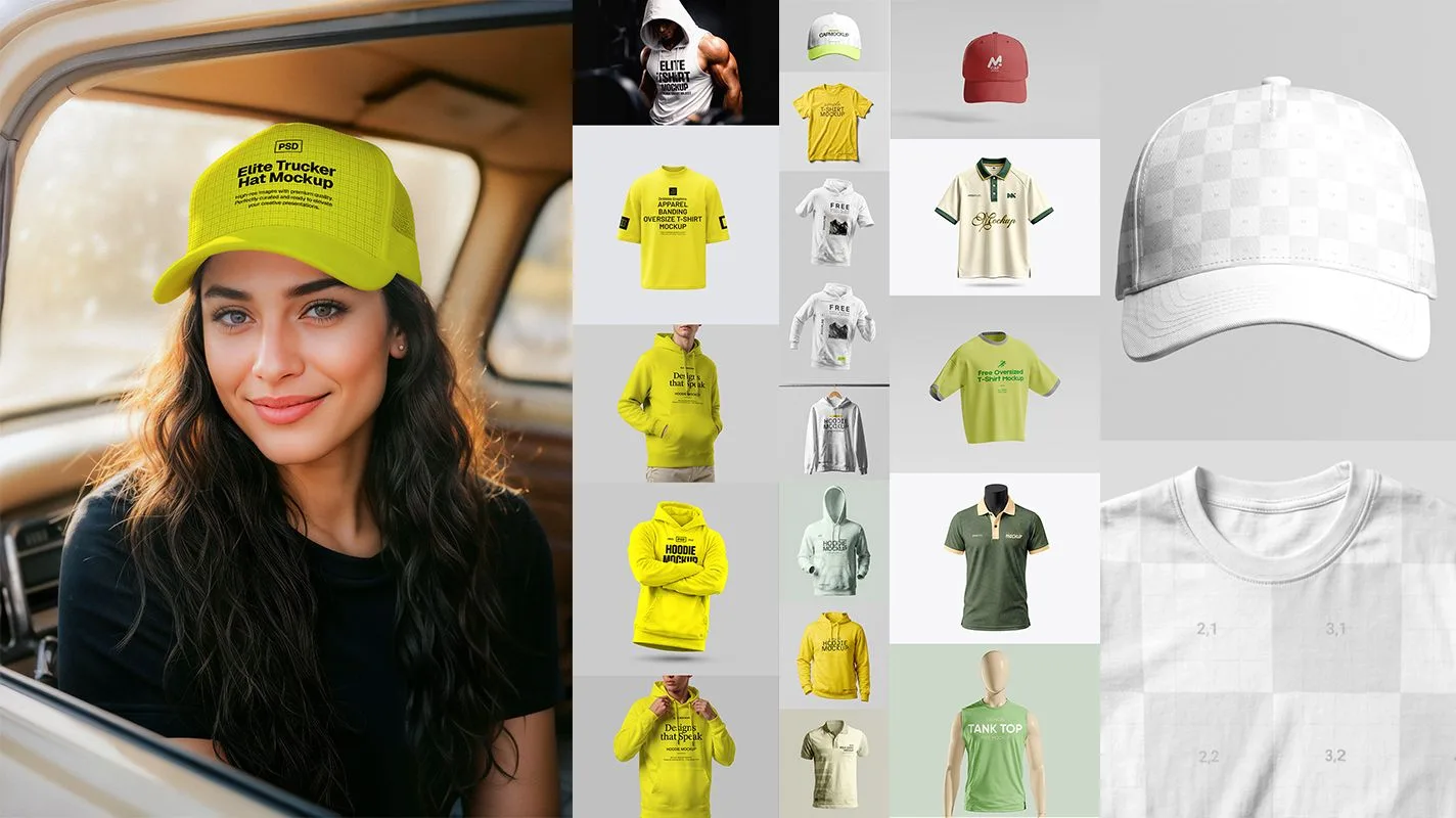 ► Мокапы одежды | Apparel Clothes PSD Mockups