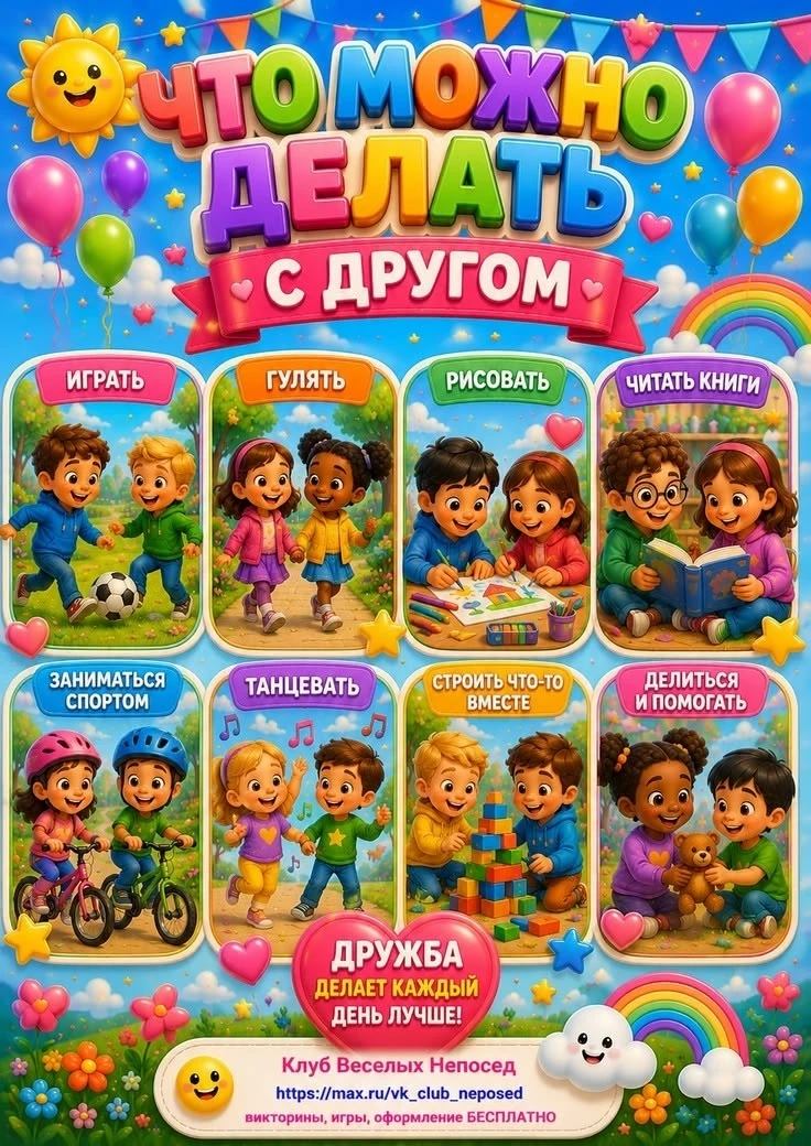 👫А у нас начало новой тематической недели ,,Дружба крепкая не сломается,,! 
И первый день недели мы