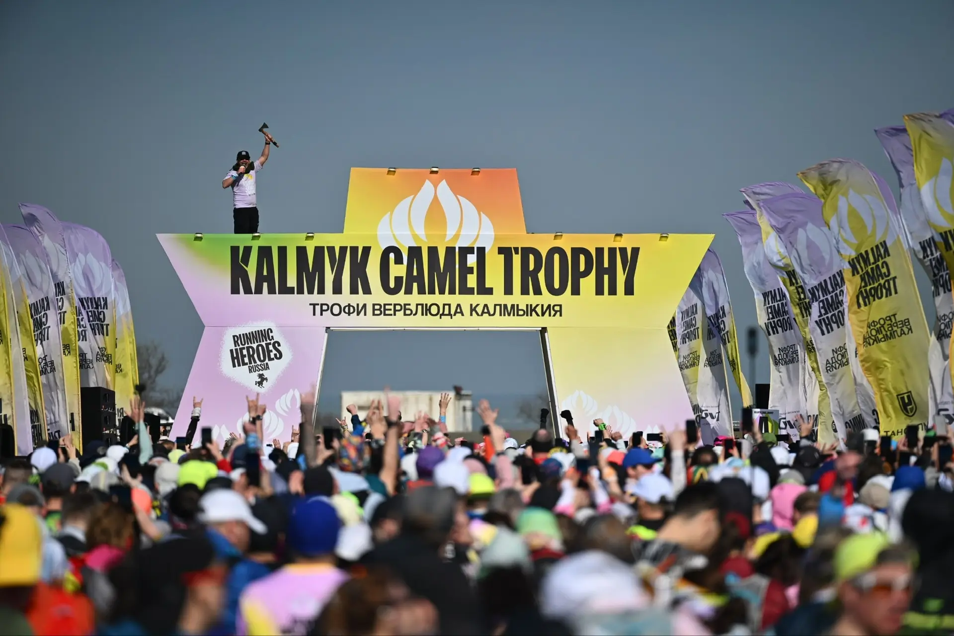Старт дистанций S20, S40, S60 и S80 Kalmyk Camel Trophy в нескольких эпичных снимках 🤩  #KCT #WeAreG