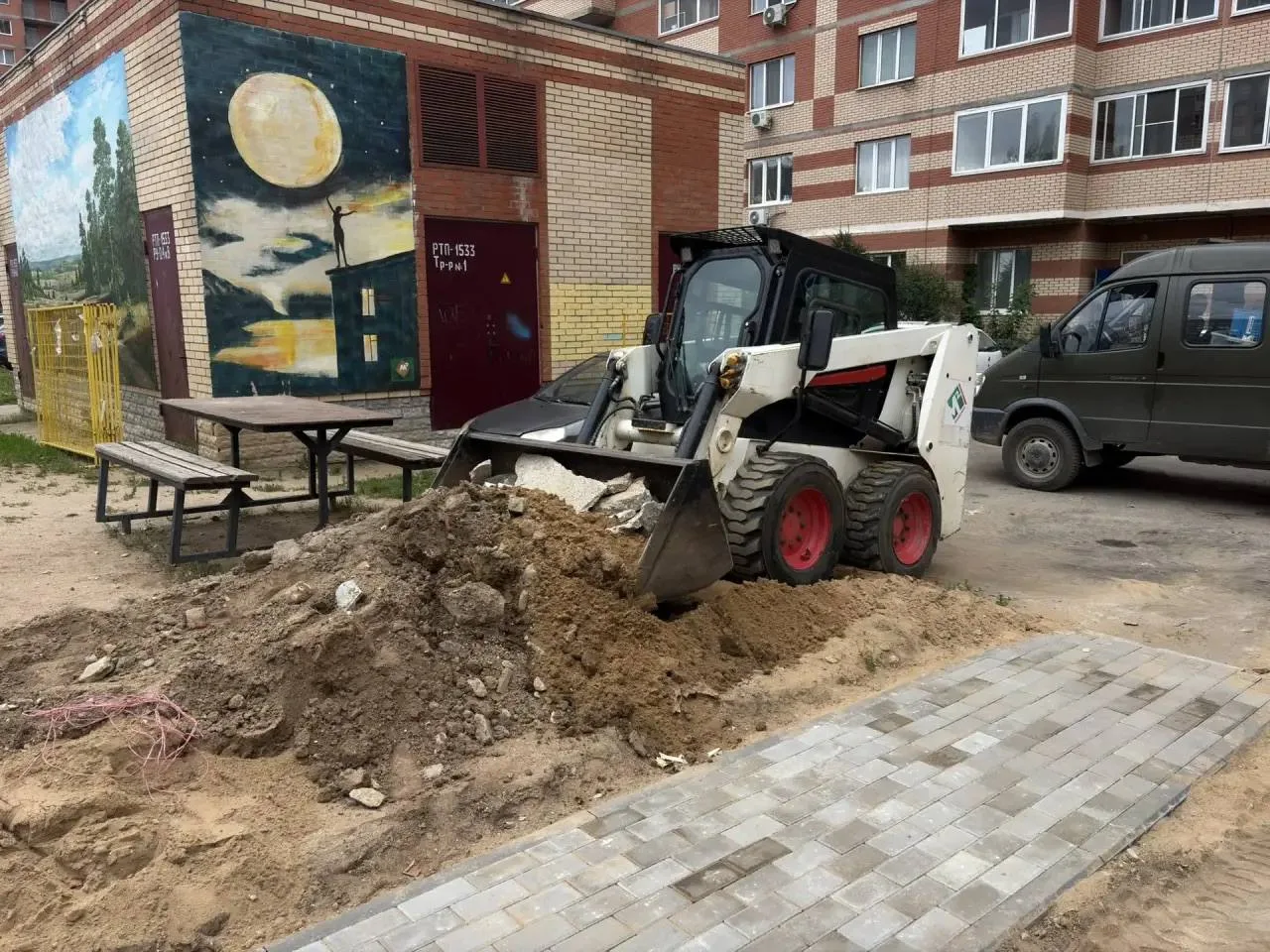 Продолжаем работы по ул. Островского д. 22🛠