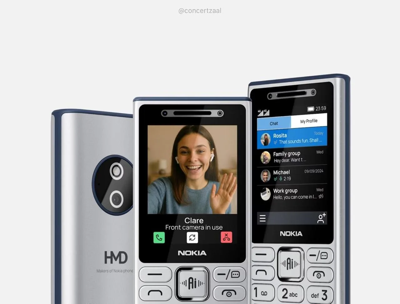 😄 Кнопочные телефоны с ИИ выпустила Nokia