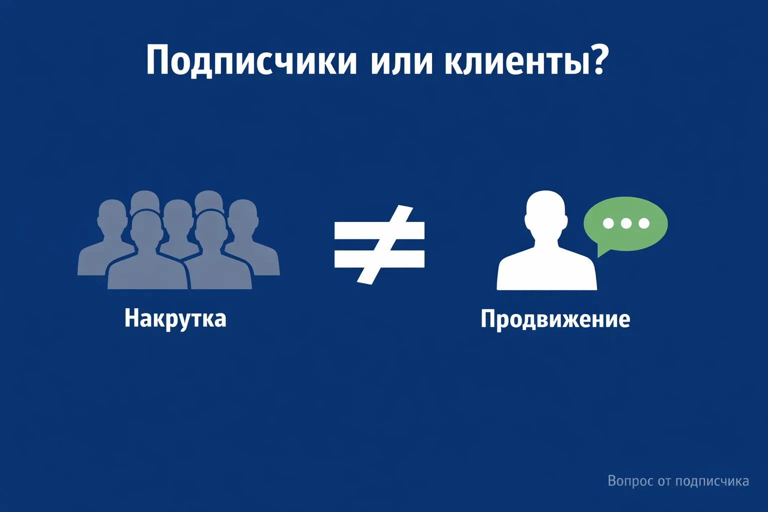 11 рублей за подписчика. Стоит ли покупать?