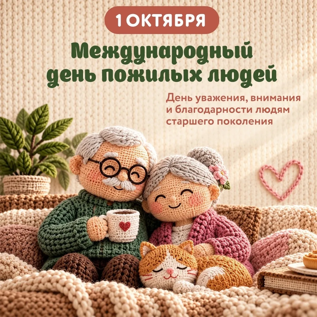 ✨ 1 октября — Международный день пожилых людей! ✨