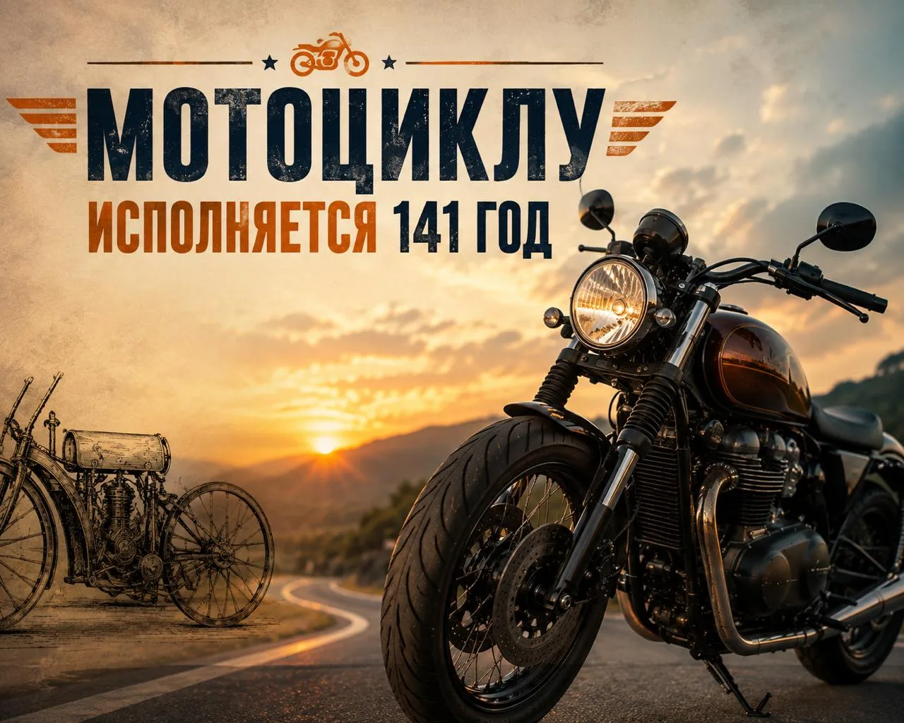 🏍️ Мотоциклу исполняется 141 год