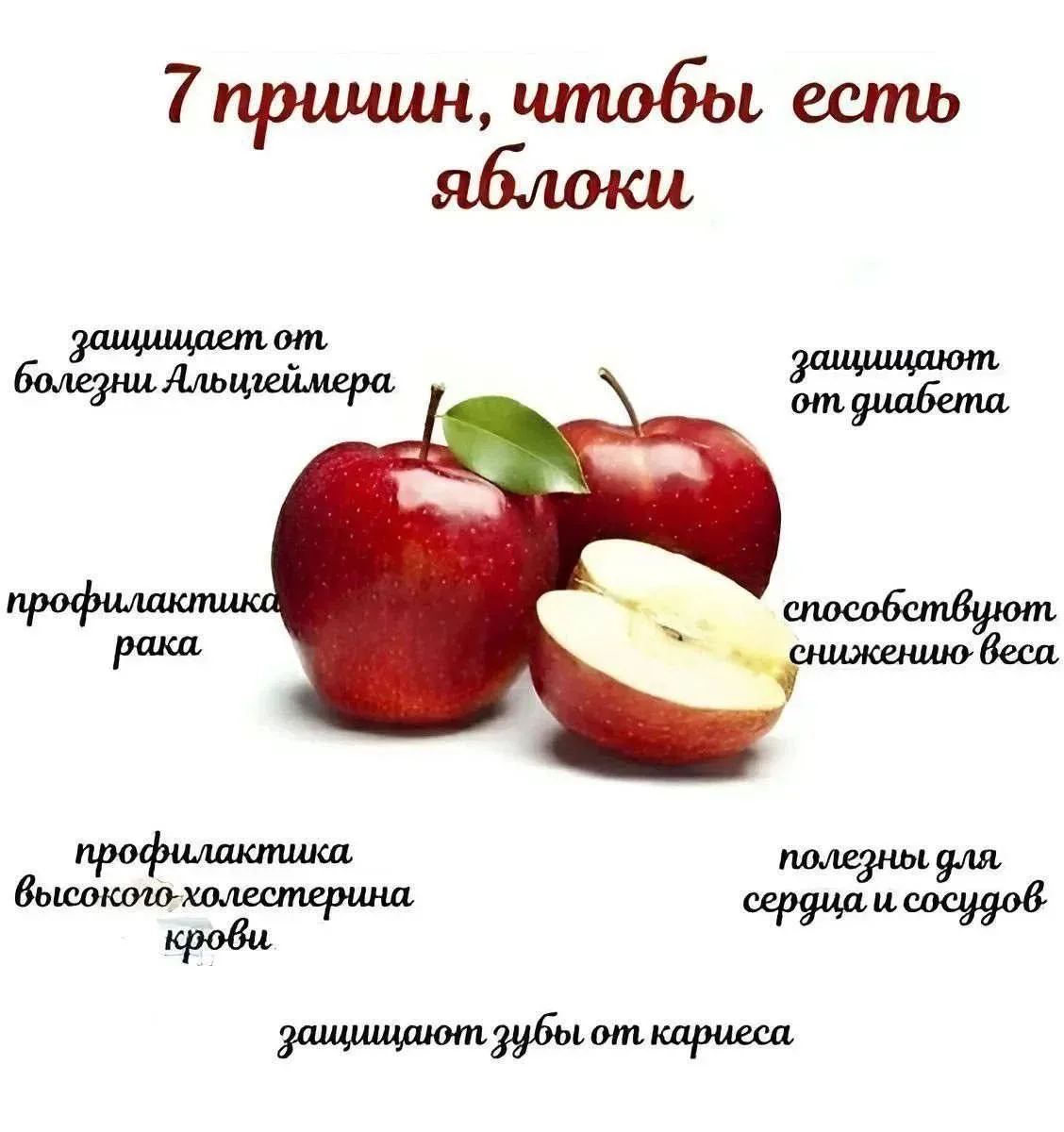 Семь причин, чтобы употреблять яблоки