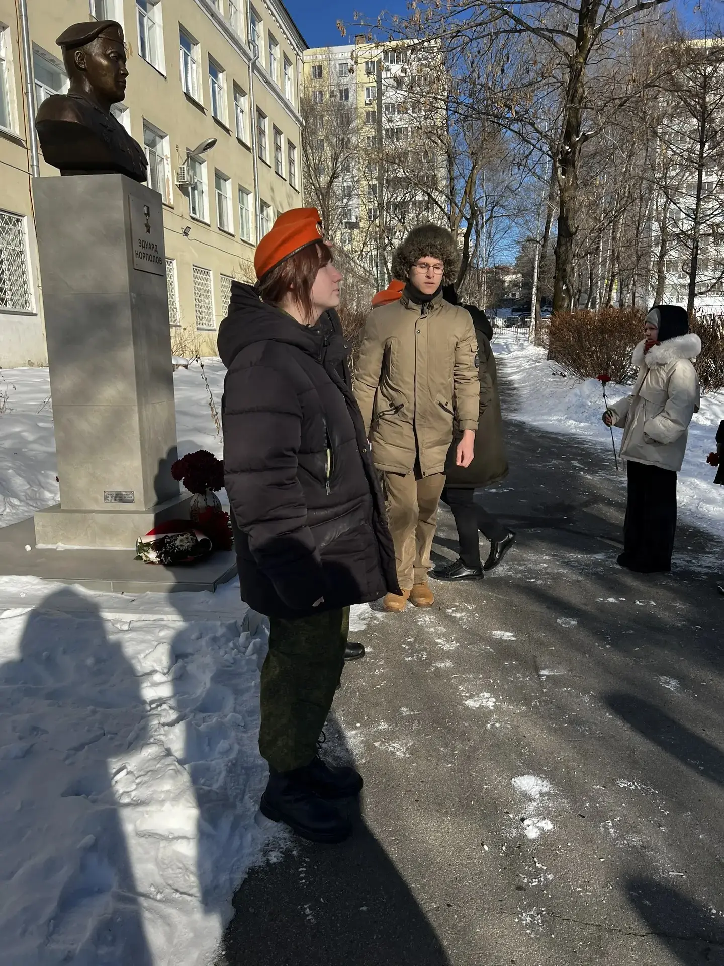 🎗️Священная память: гости из боевого прошлого  1️⃣2️⃣ января наша школа стала местом трогательной вс