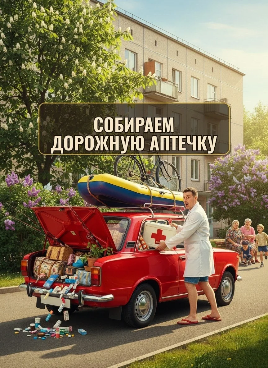 Что лежит в моей дорожной аптечке?

Перед отпуском или выездом на дачу я всегда собираю отдельную су