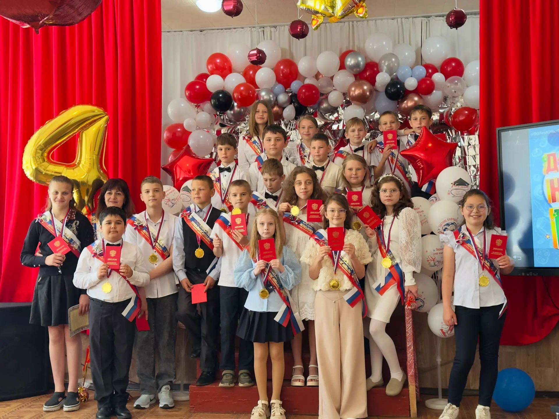 ✨🎓Выпускной в 4-А: прощание с начальной школой!🎓✨