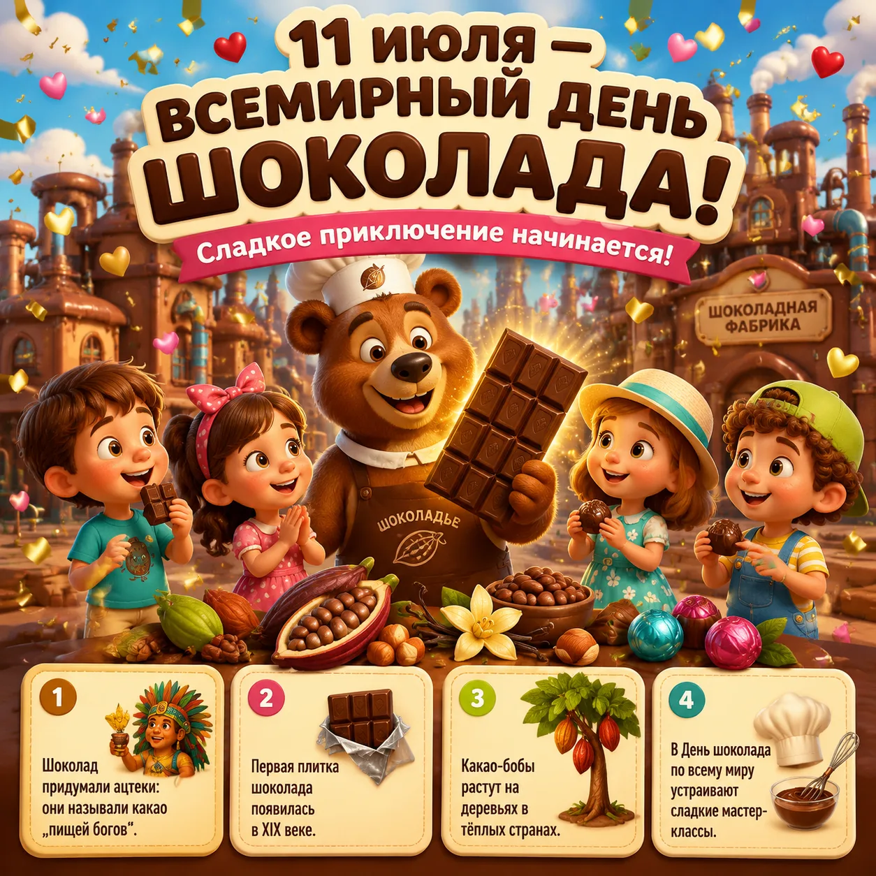 🍫 Сладкий праздник на календаре!