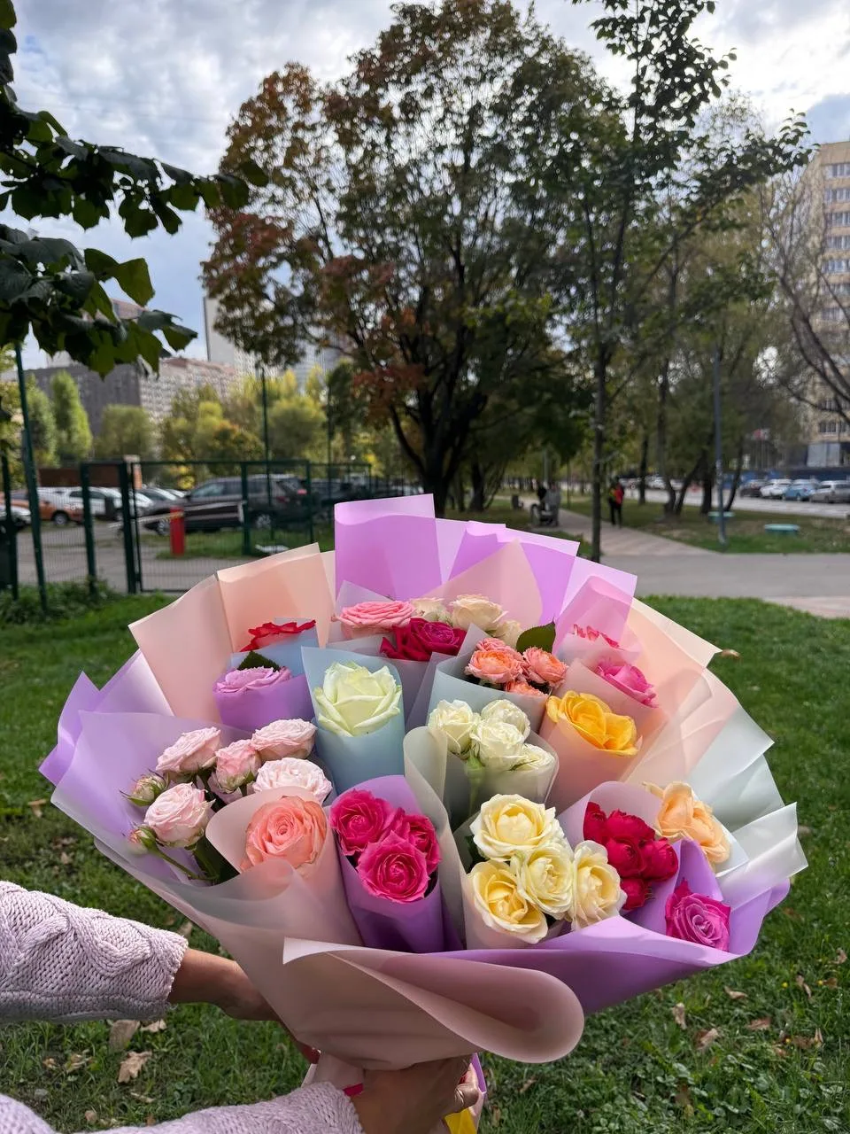 Когда хочется подарить сразу все краски 💐