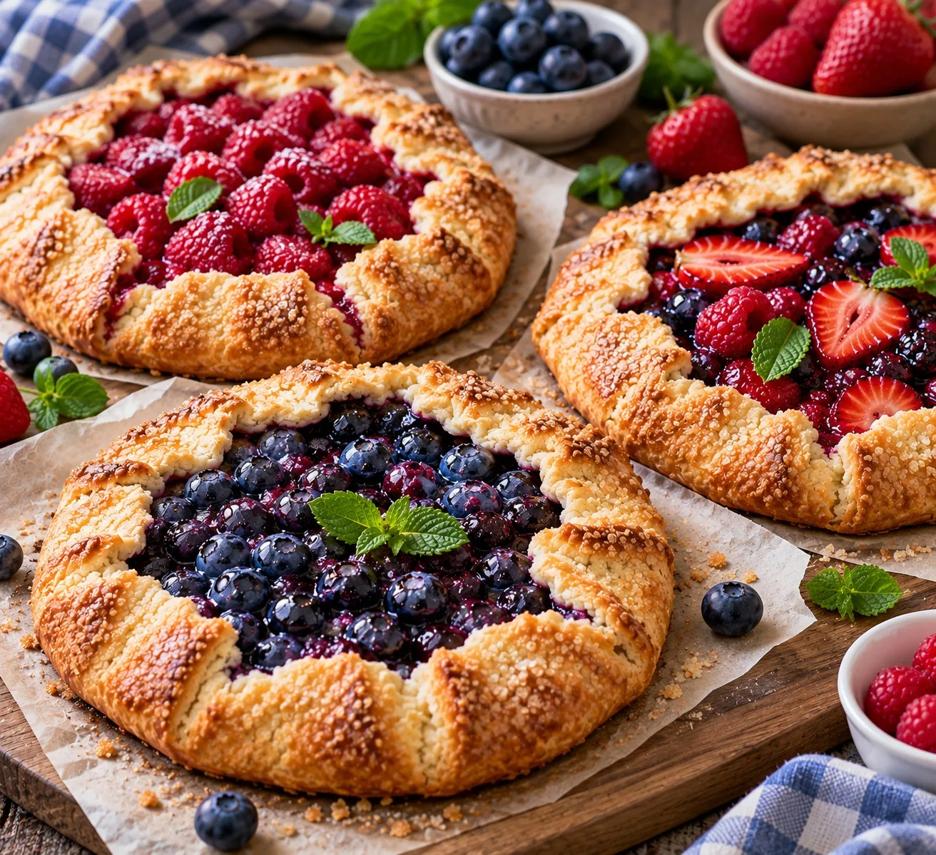 🍓 Творожная галета с ягодами