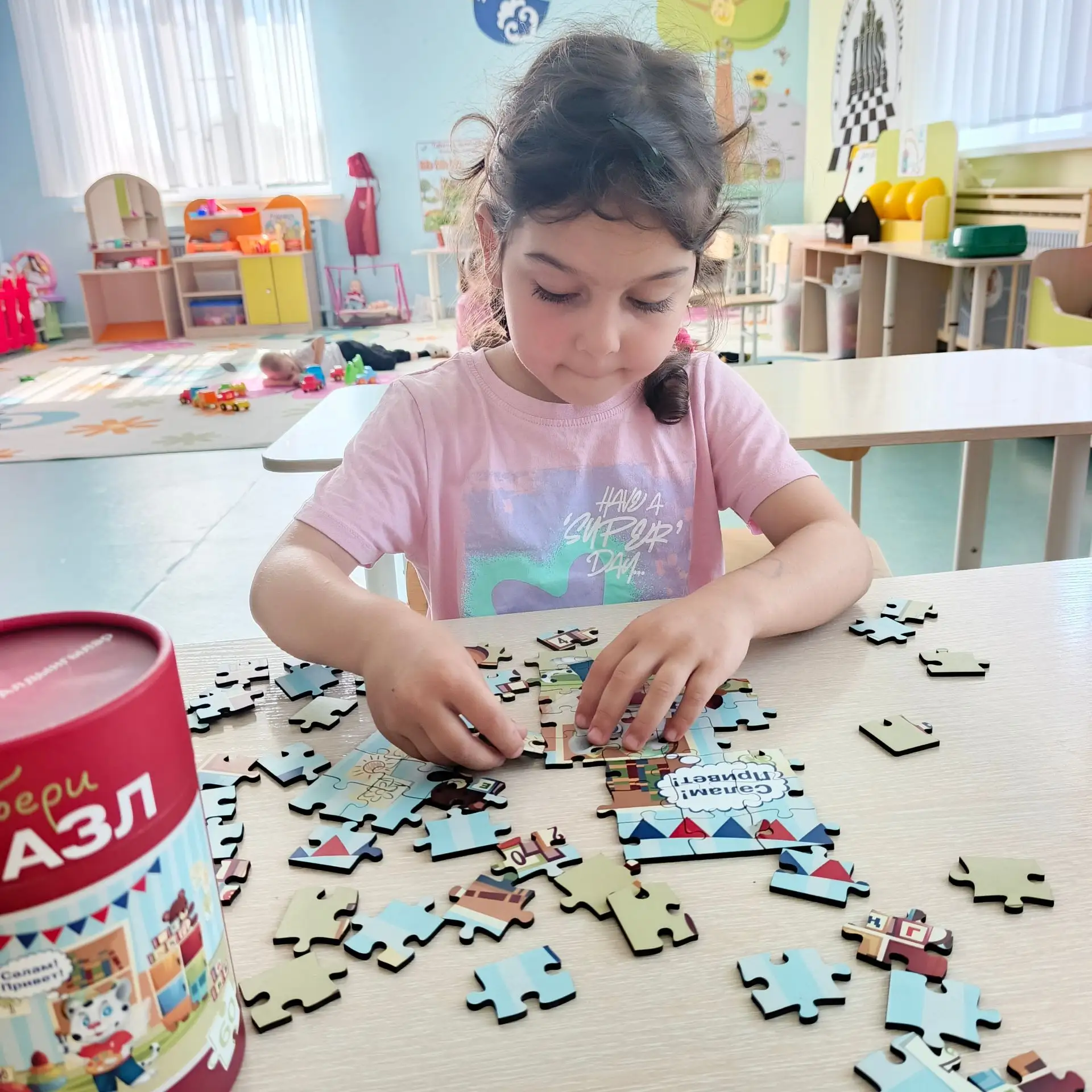 Пазл иң яхшы үсеш алган уеннар. Бу нәниләрнең төп күнекмәләрен ныгыта һәм аларның дөнья...
