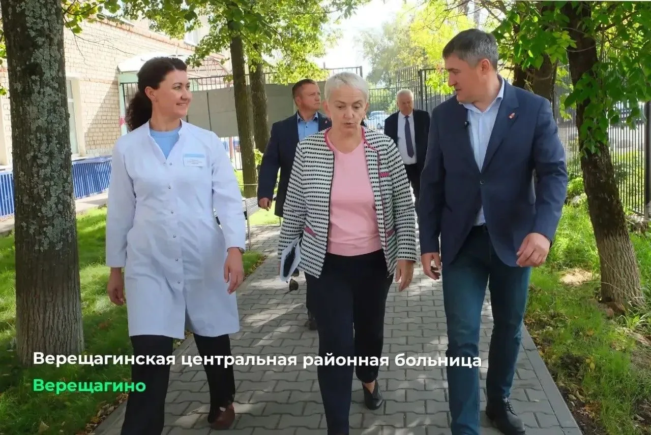 Глава региона посетил больницы Верещагино и Большой Сосновы