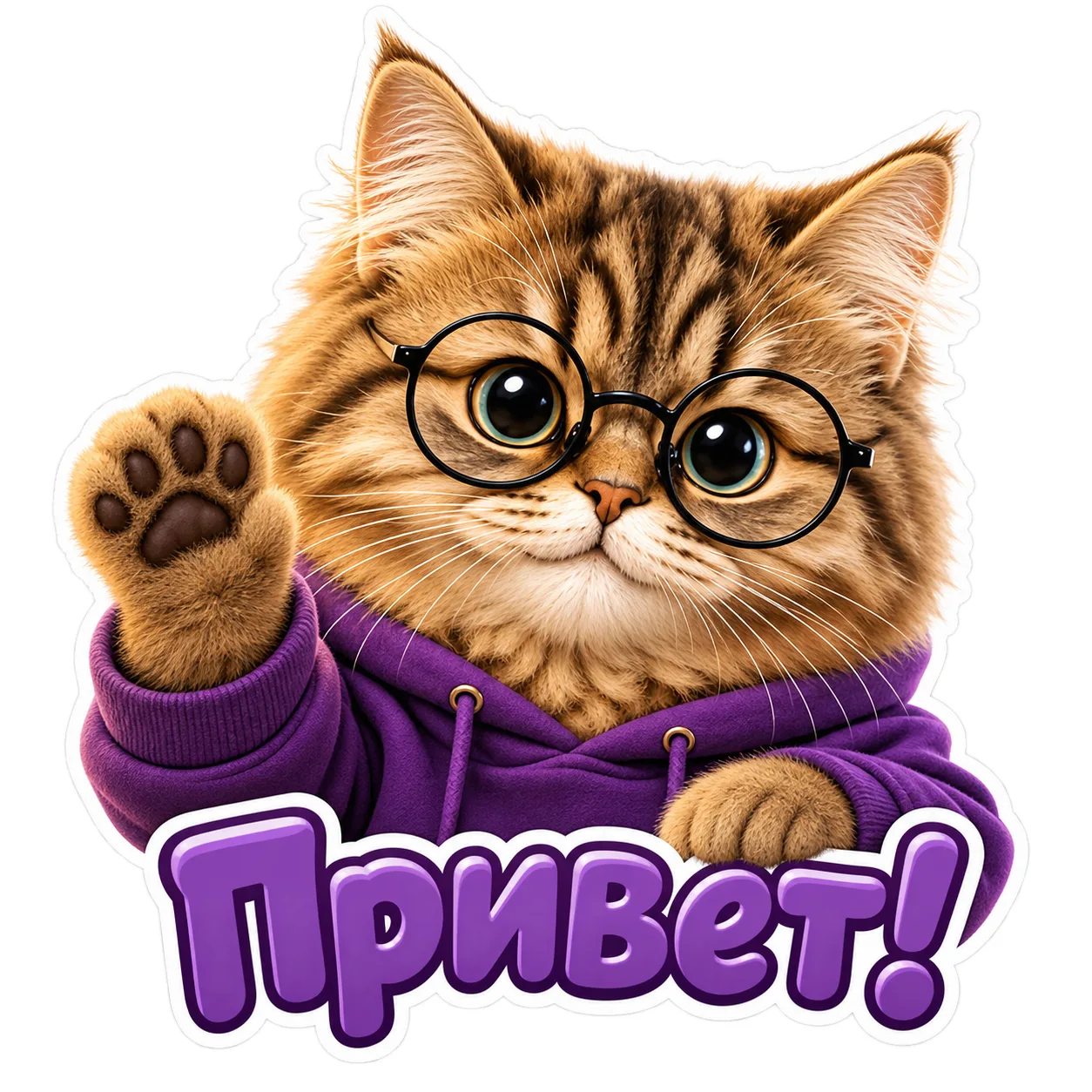 🐾 У Вайбика появились свои стикеры!