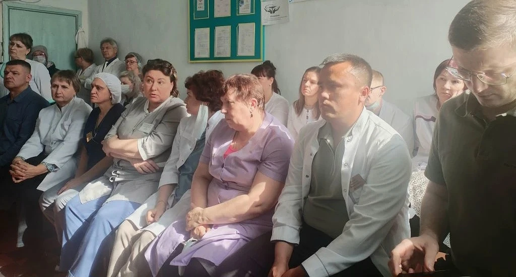 🏥Больницу в пгт. Прогресс с организационно-методической помощью посетила рабочая группа специалистов