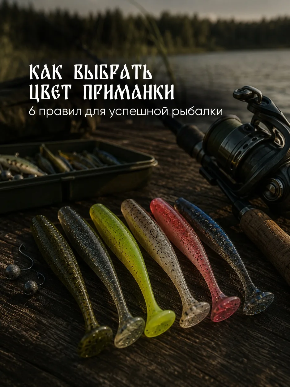 Цвет приманки - это не просто «нравится / не нравится» 🎣