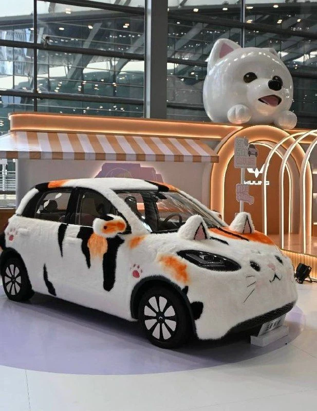 В Китае завирусились пушистые чехлы для автомобилей 🫠
