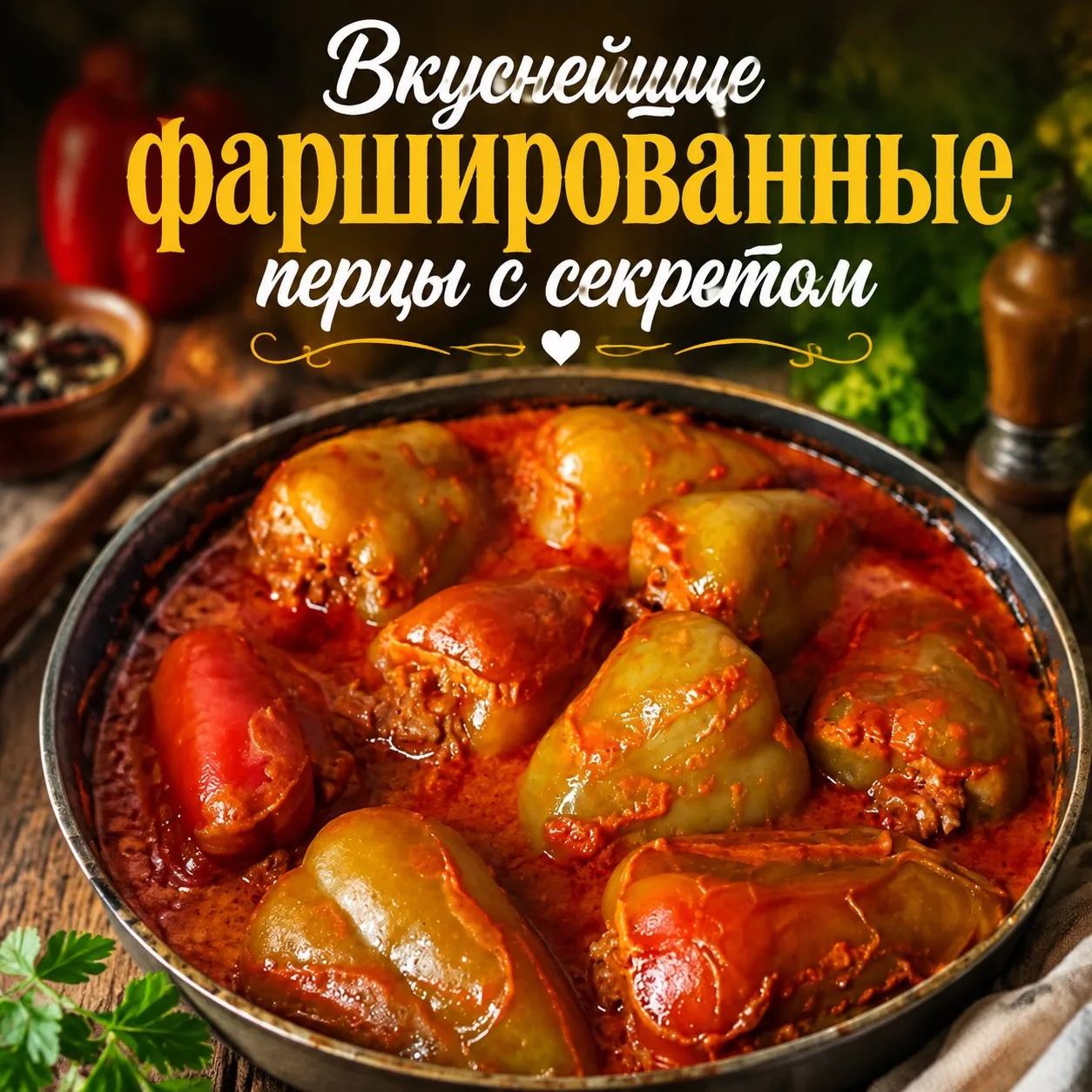 🌶️ ФАРШИРОВАННЫЕ ПЕРЦЫ С СЕКРЕТОМ 🍅