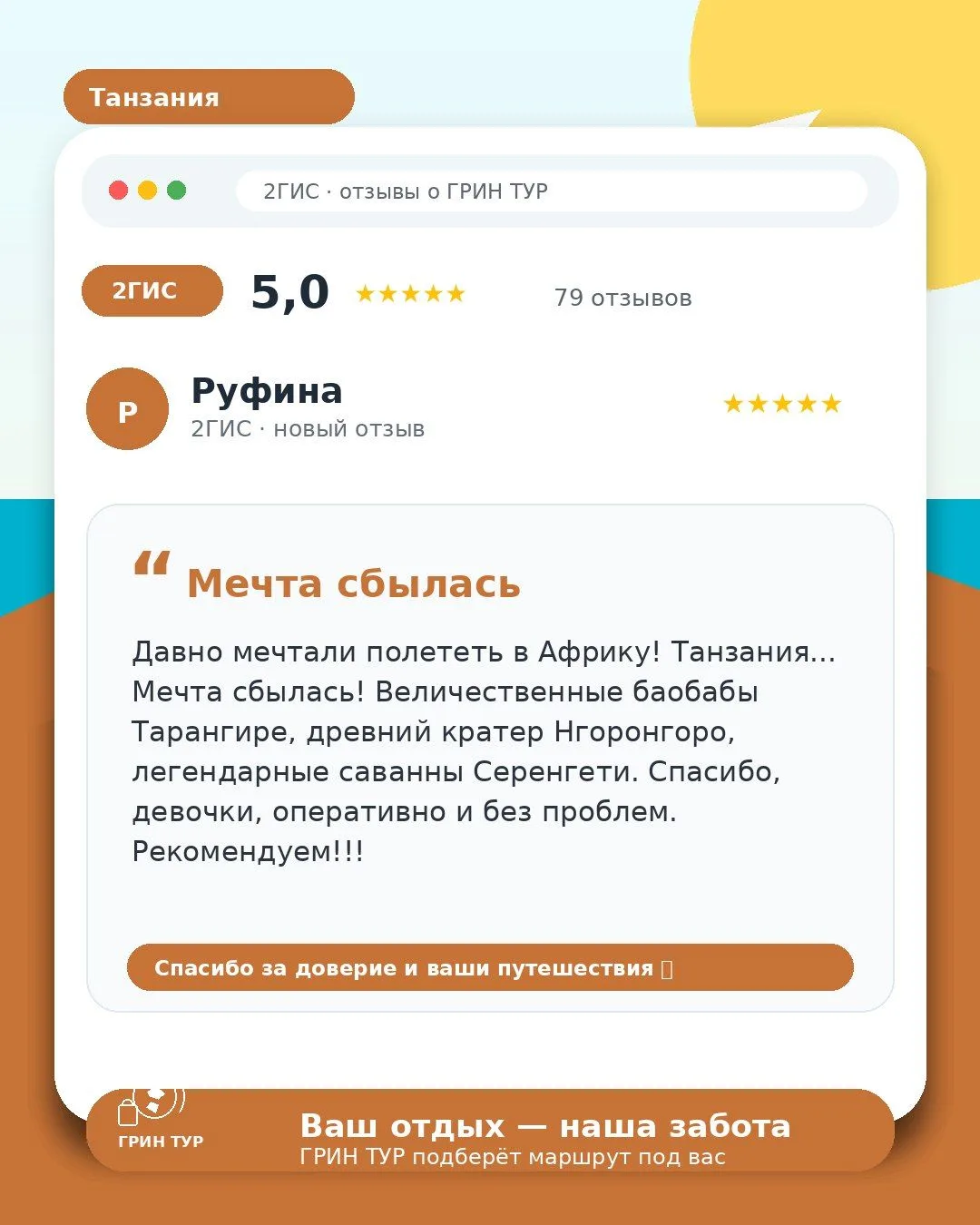 Дорогие путешественники!💚