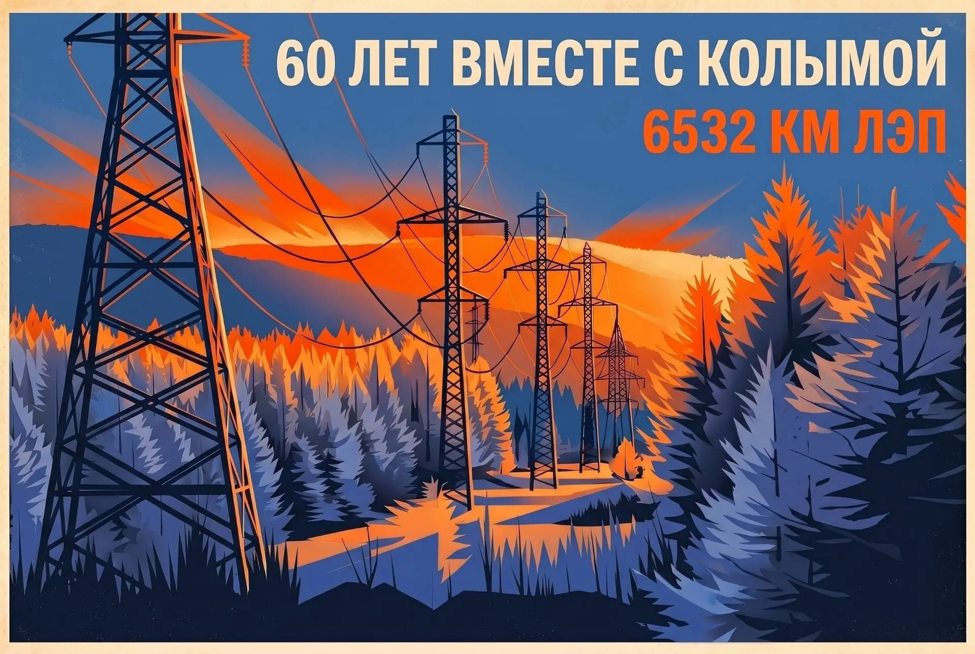Стальные и деревянные линии электропередачи — главные энергетические артерии Магаданской области. По