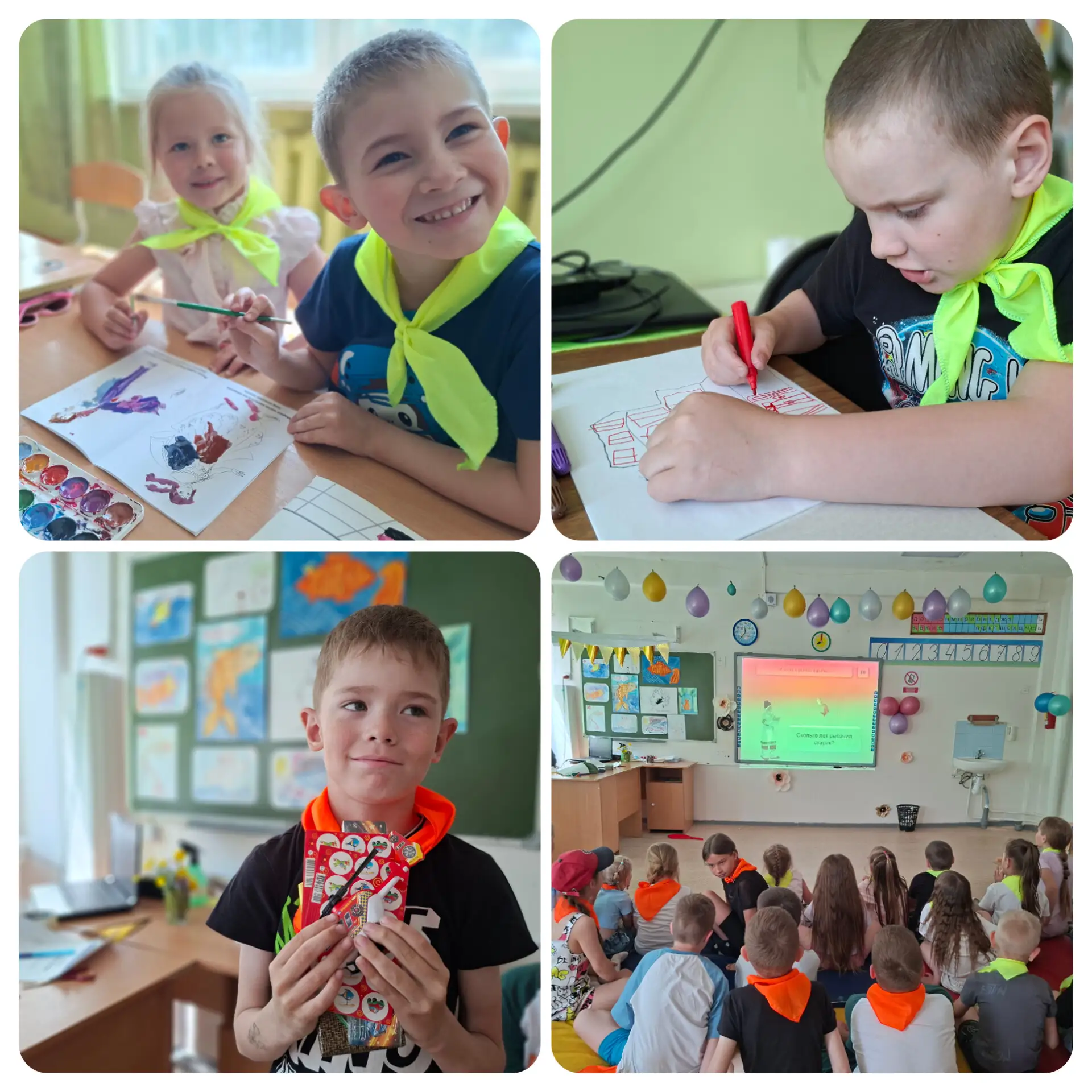 ✍️ДЕНЬ РУССКОГО ЯЗЫКА
🌼Сегодня в нашем школьном лагере "Одуванчик" прошёл День русского языка и Ден