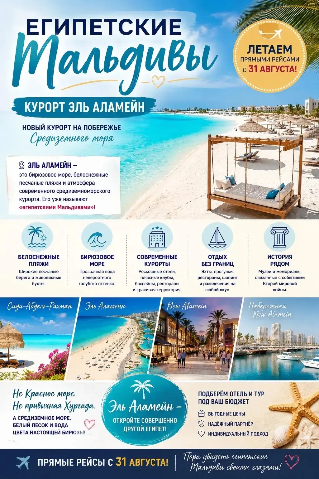 🏝️ ЕГИПЕТСКИЕ МАЛЬДИВЫ — ЭЛЬ-АЛАМЕЙН! 🇪🇬