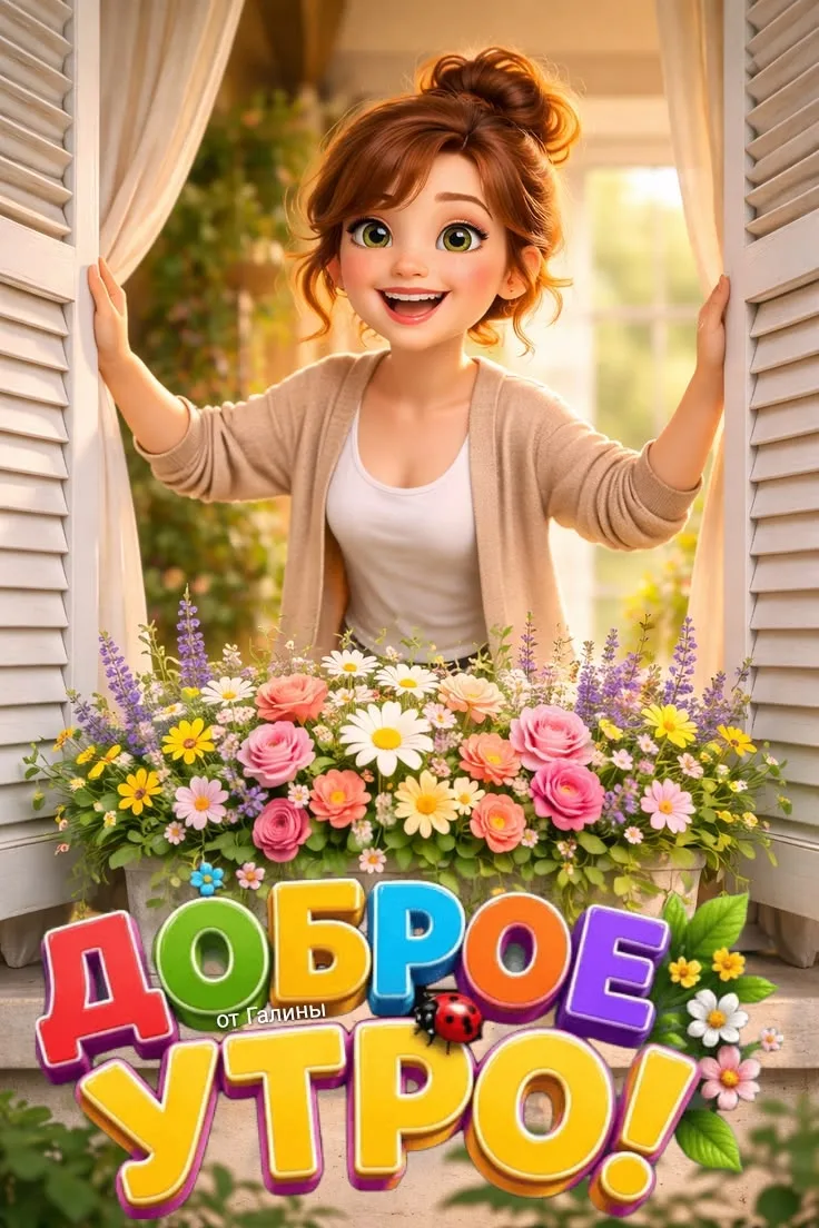 🌞🎉 Чудесного утра! Везения и хорошего настроения!