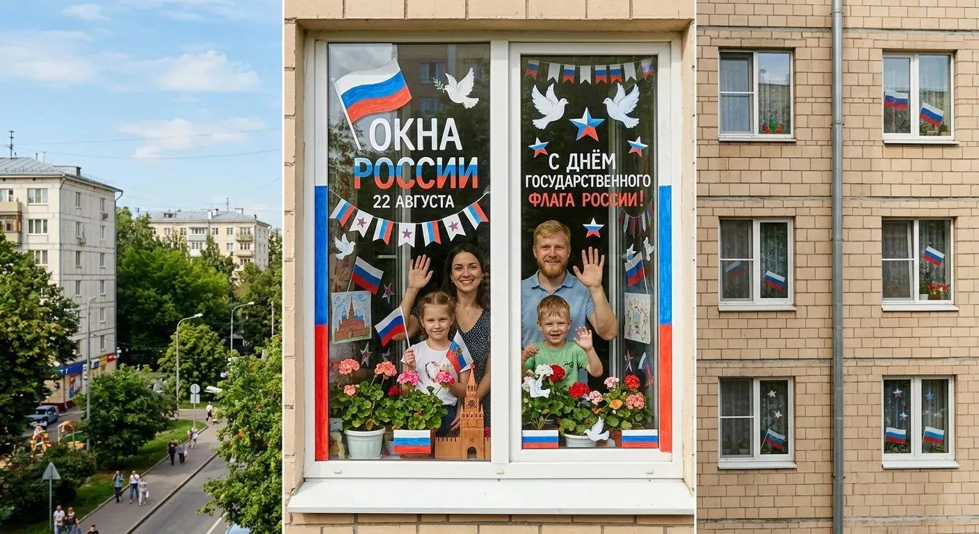 С 17 по 21 августа мы запускаем акцию «Окна России»! 🇷🇺