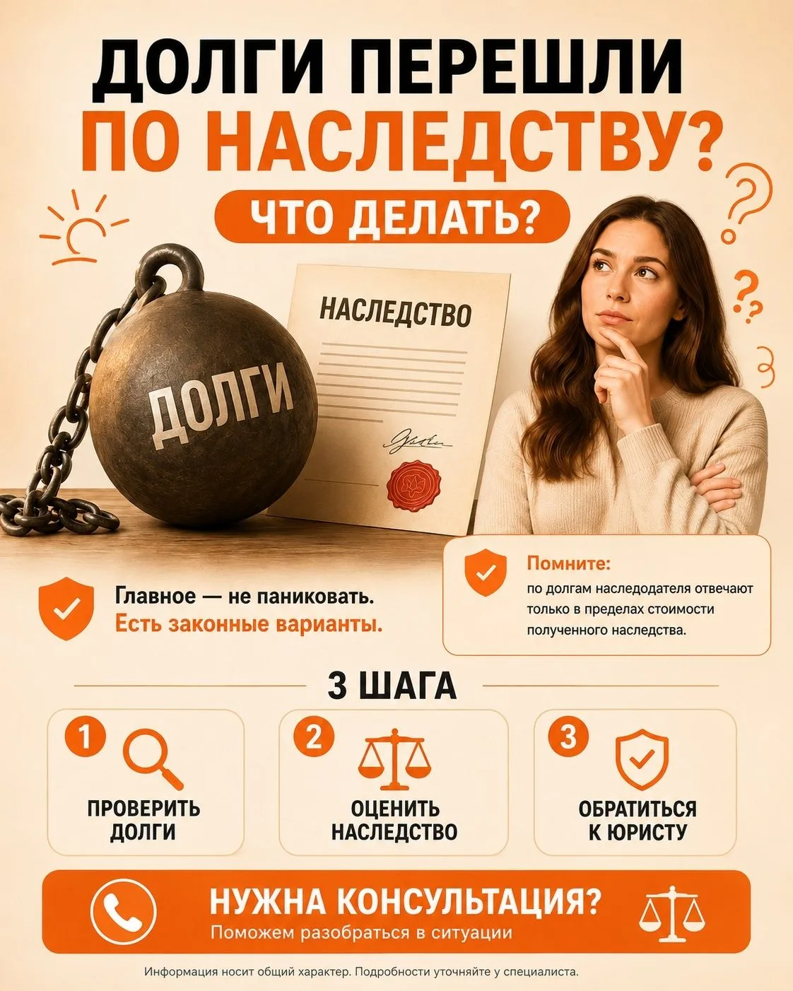 Что делать, если вместе с наследством вам достались долги?