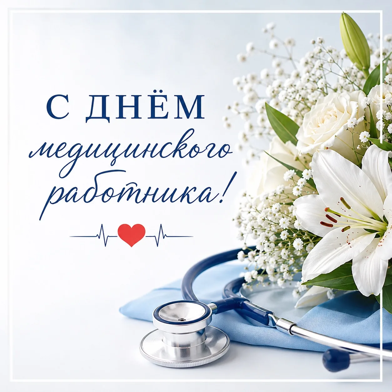 Уважаемые медицинские работники! Примите искренние поздравления с вашим профессиональным праздником!