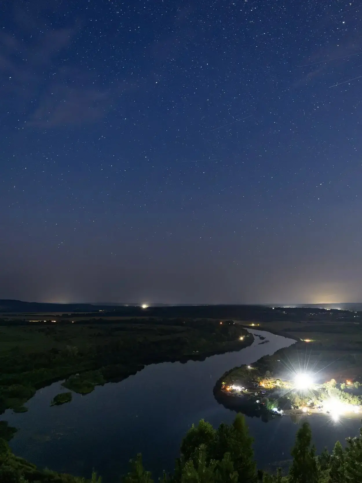 🌠 Звёздная ночь над Сылвой