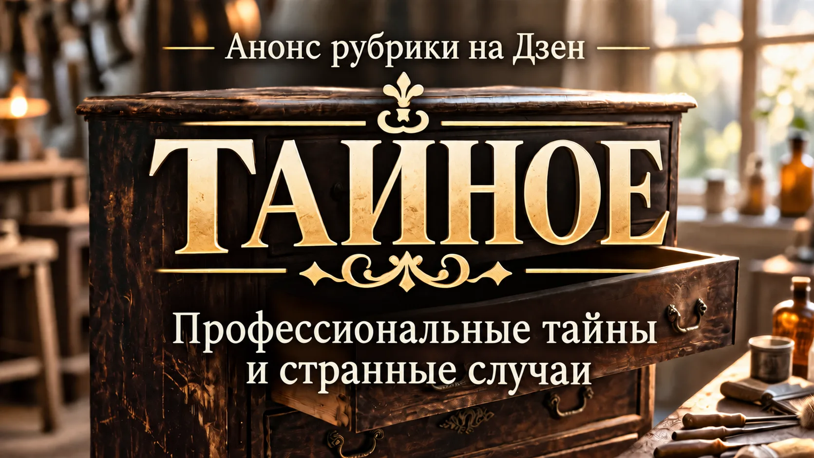 🔔АНОНС!  НОВАЯ РУБРИКА «ТАЙНОЕ»  НА КАНАЛЕ ДЗЕН «1001 профессия. Невыдуманные истории»: