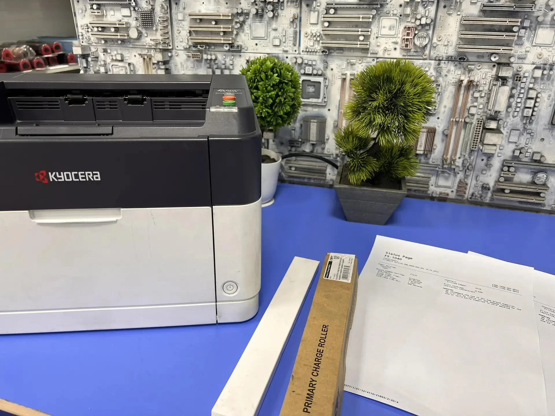 Восстановление качества печати лазерного принтера Kyocera!