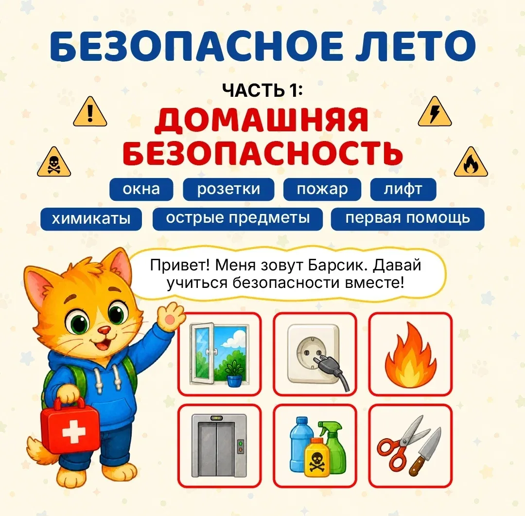 ☀️Лето — это маленькая жизнь, полная приключений! 

☝🏻Но даже когда вы остаётесь дома, в знакомых с