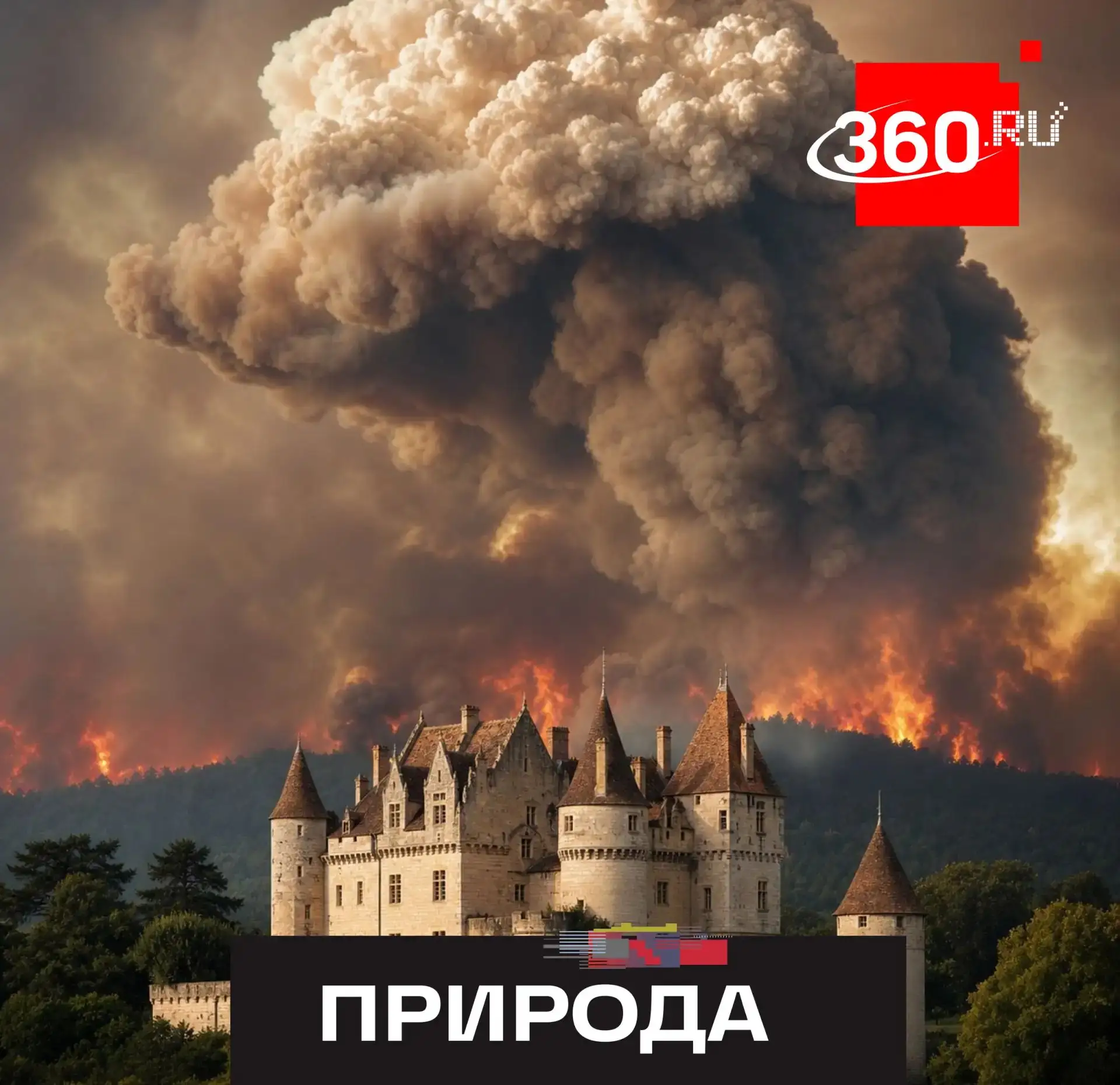 Огненные облака во Франции начали создавать новые очаги пожаров. Победить их очень трудно, признают 