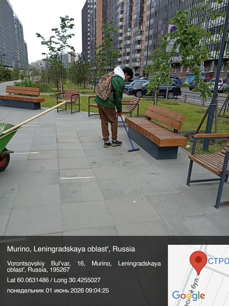 📍1 июня были выполнены следующие работы по уборке и содержанию территории Муринского г...