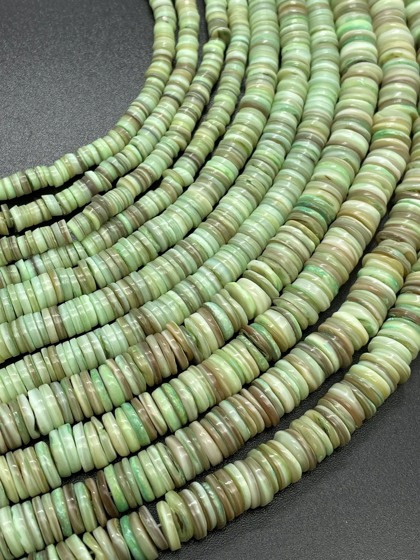 Хейши бусины из ракушек речных