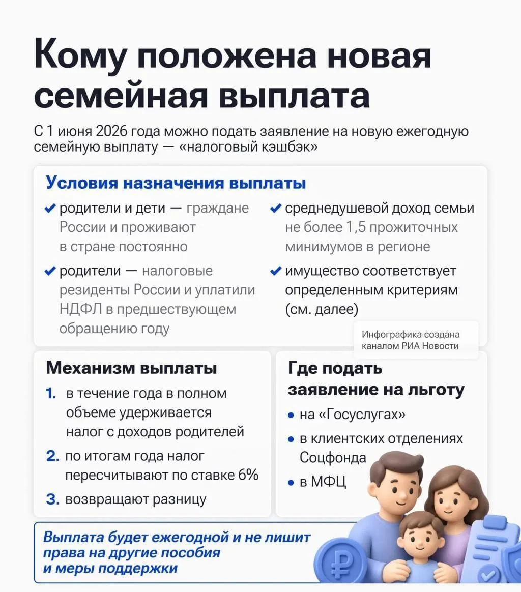 Что нужно знать о семейной налоговой выплате