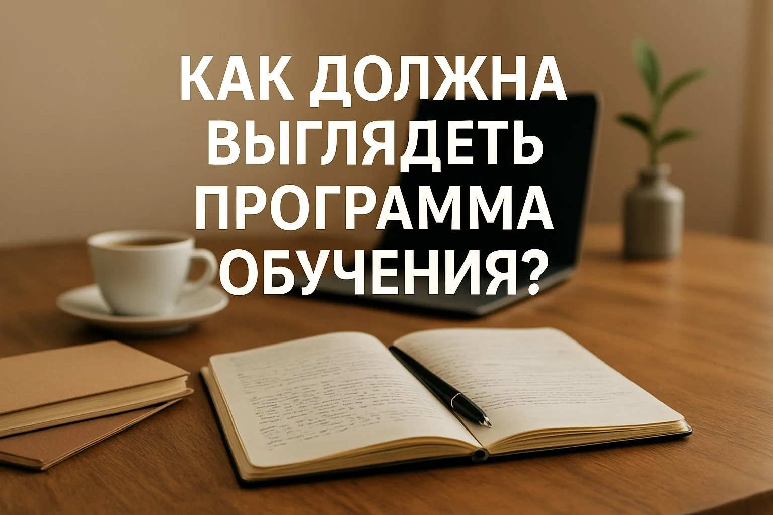 📘 Как должна выглядеть программа обучения?
