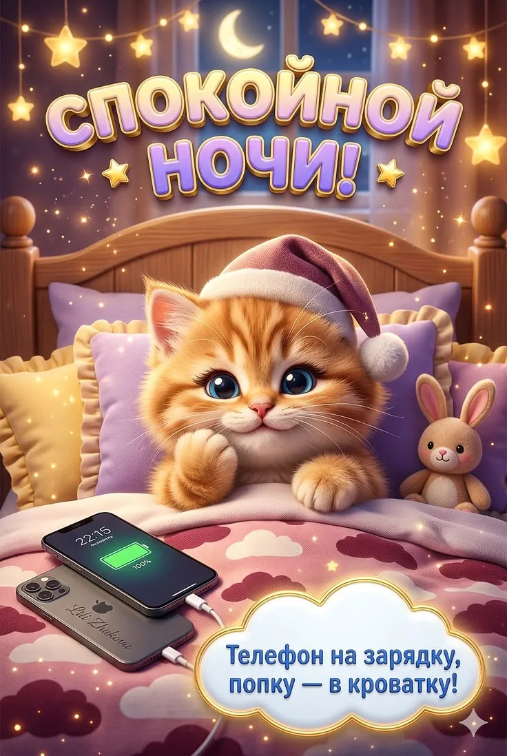 Доброй ночи! Прекрасных и сладких снов! ✨🌙