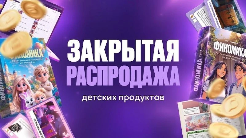 Уже через час откроется закрытая распродажа ФИНОМИКИ!
