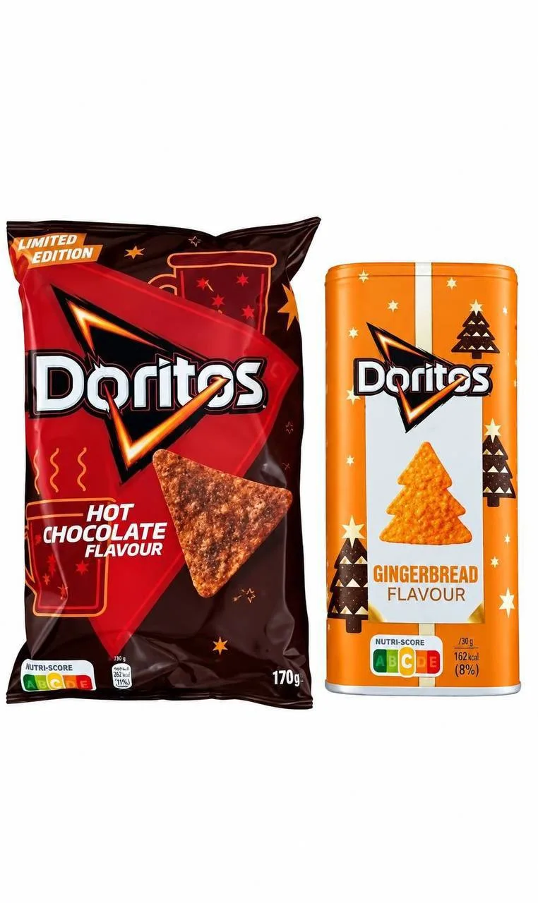 Doritos выпустили начос со вкусом горячего шоколада. Какао, имбирь, корица и лёгкая ост...